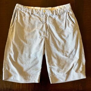 Ralph Lauren Men's Blue Flat Front Shorts
